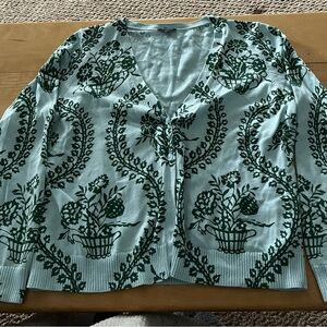 Women’s Petite L Floral Cardigan